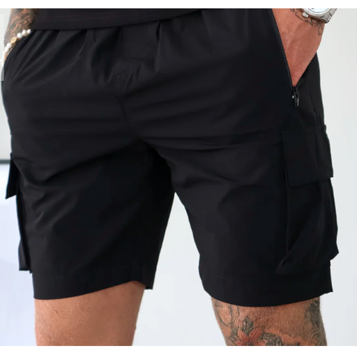 Capo Lightweight Cargo Shorts Black