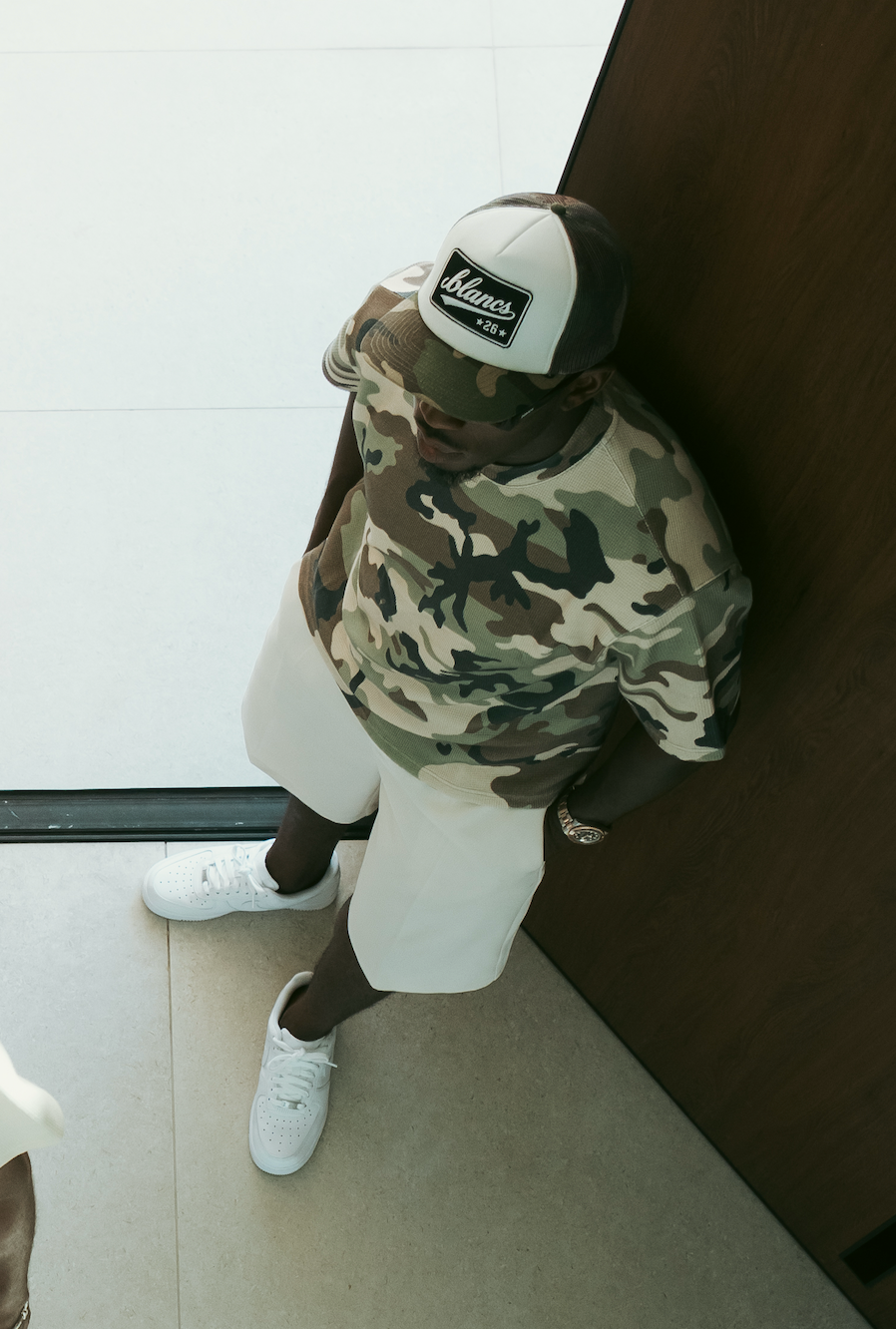 Blancs Trucker Hat - Camo, alternate view 4