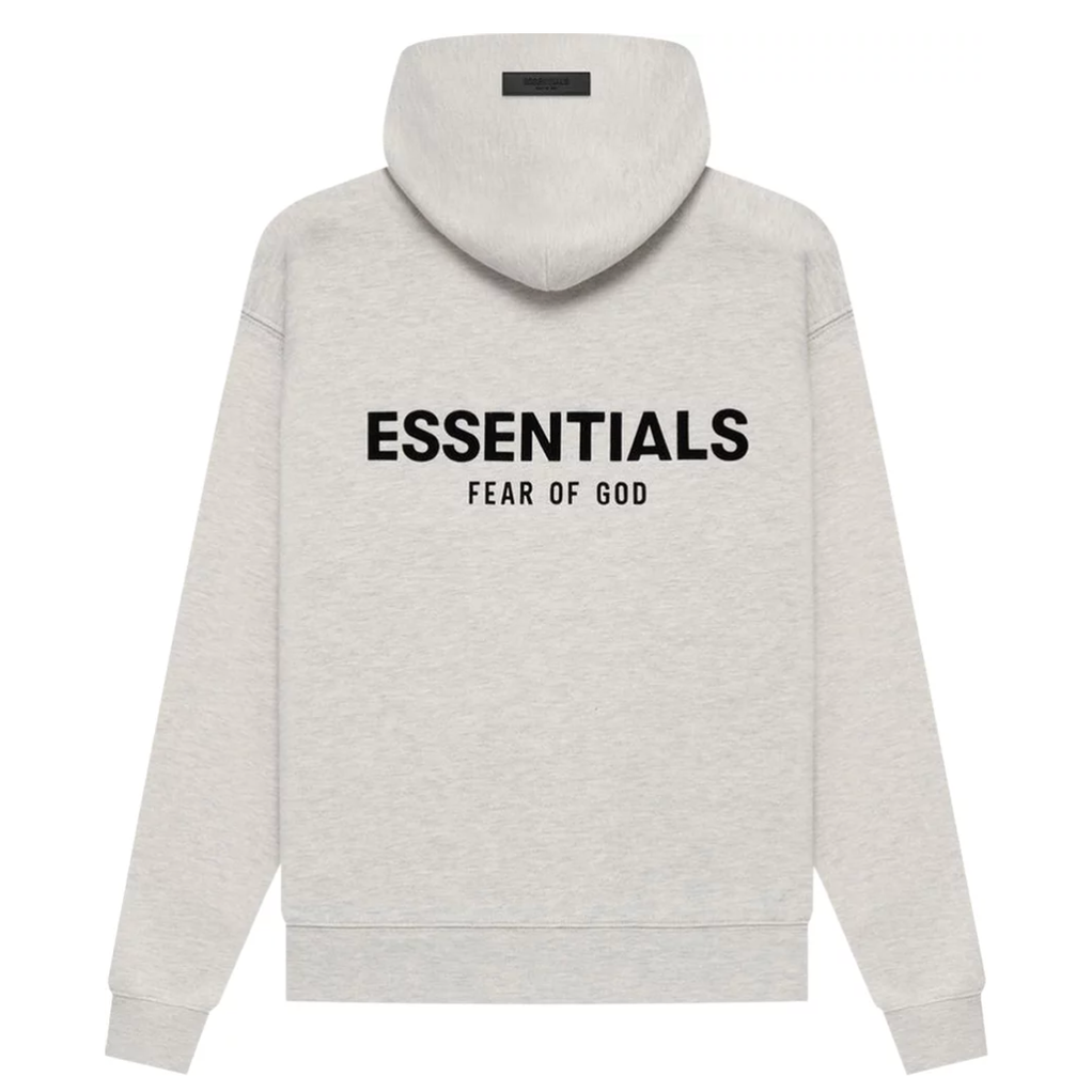 Fear of God Essentials Light Oatmeal Hoodie (SS22), alternate view 2