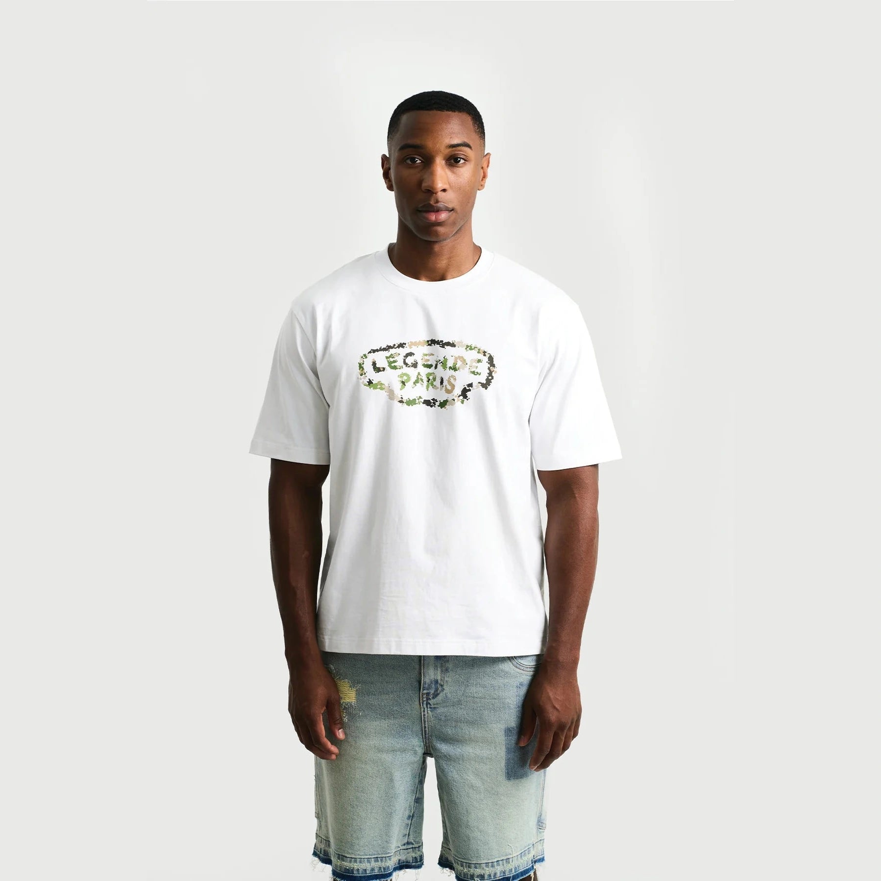 Legende Expensive Pain T Shirt White Camo