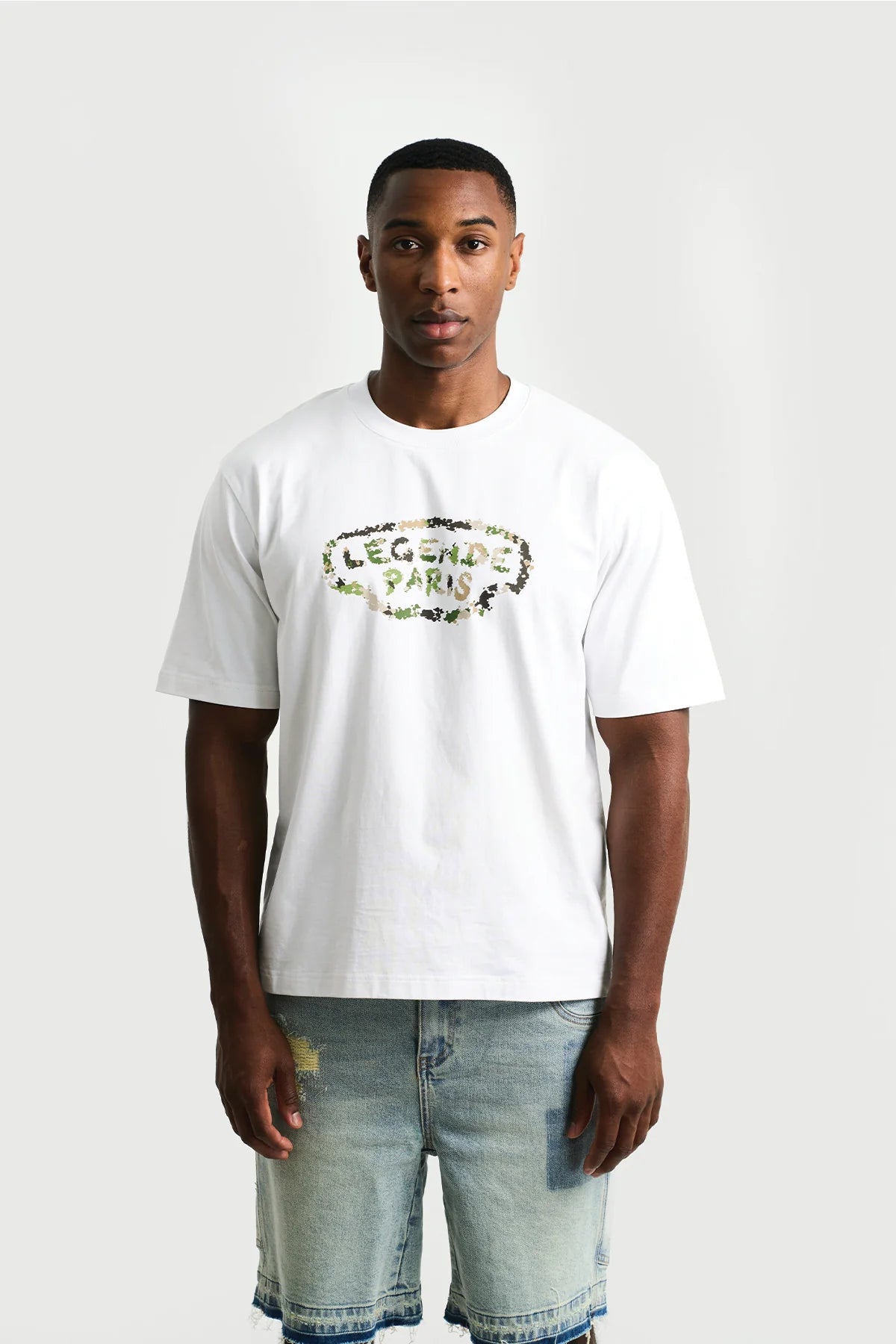 Legende Expensive Pain T Shirt White Camo