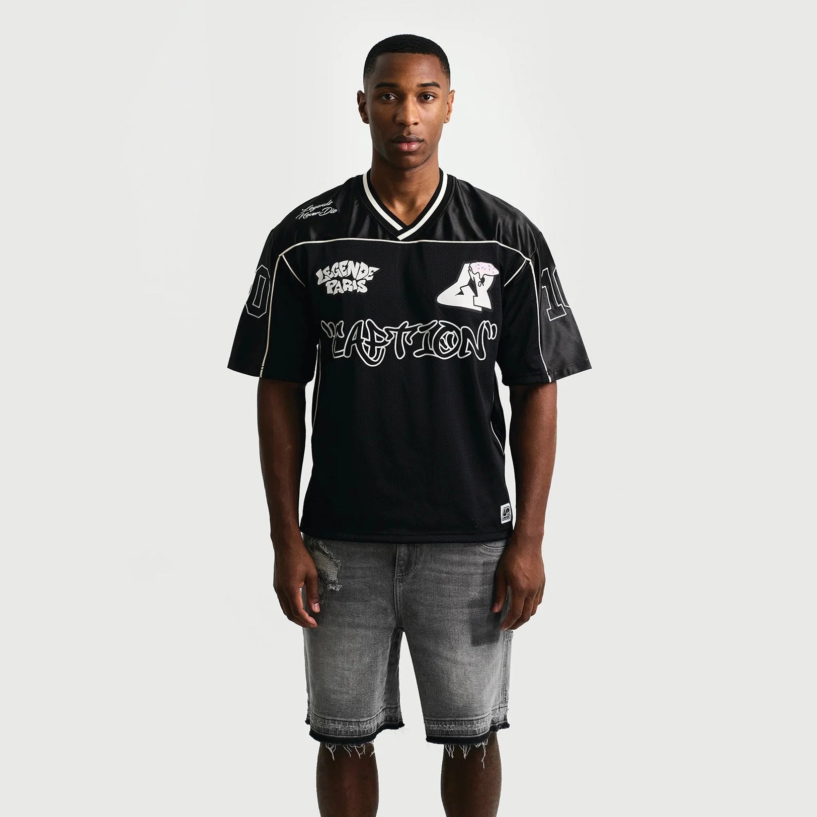 Legende Ice Cream Mesh Jersey Black