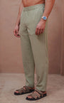 Belier Hassan Seersucker Trouser - Sage