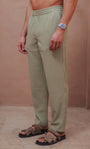 Belier Hassan Seersucker Trouser - Sage