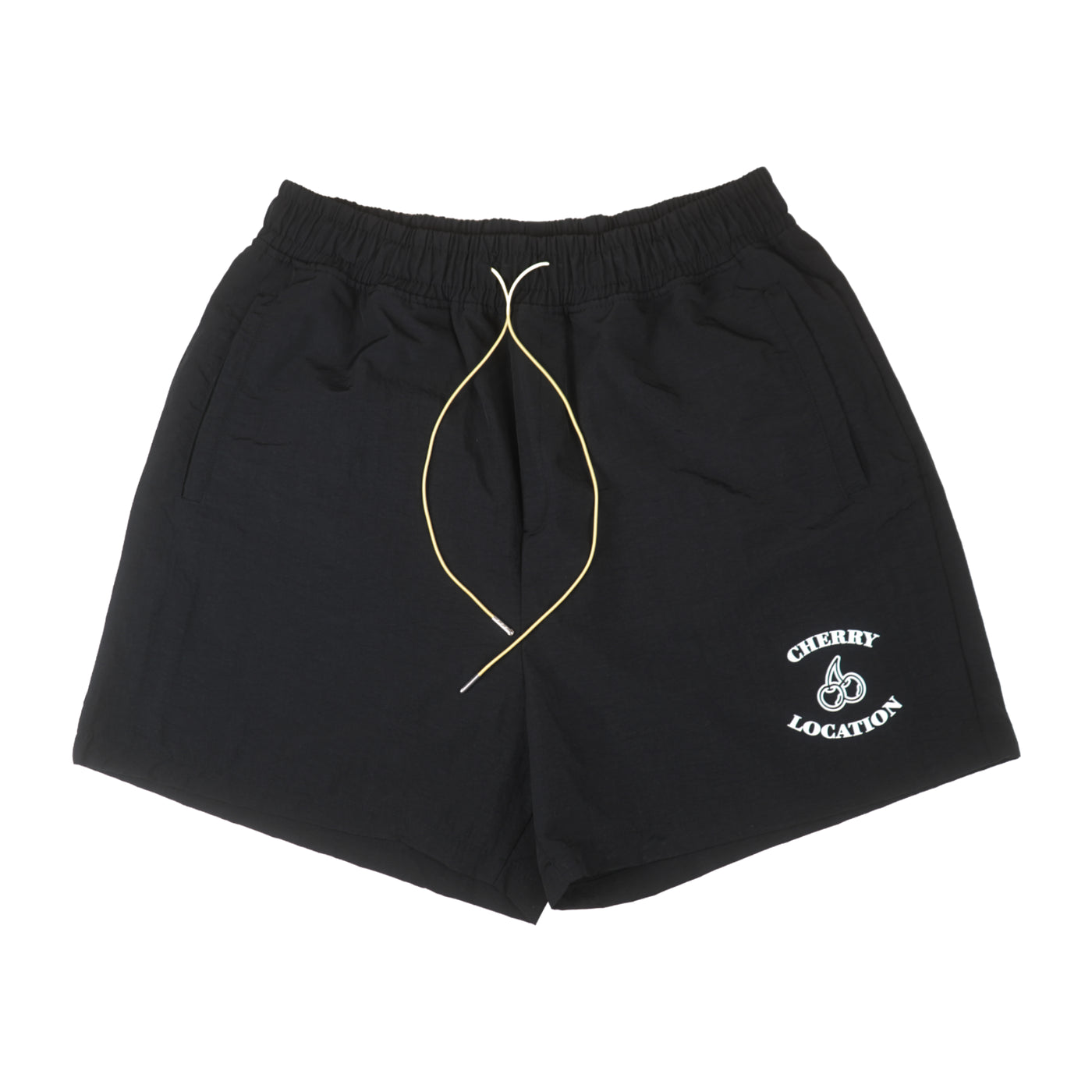 Cherry Location Black Shorts