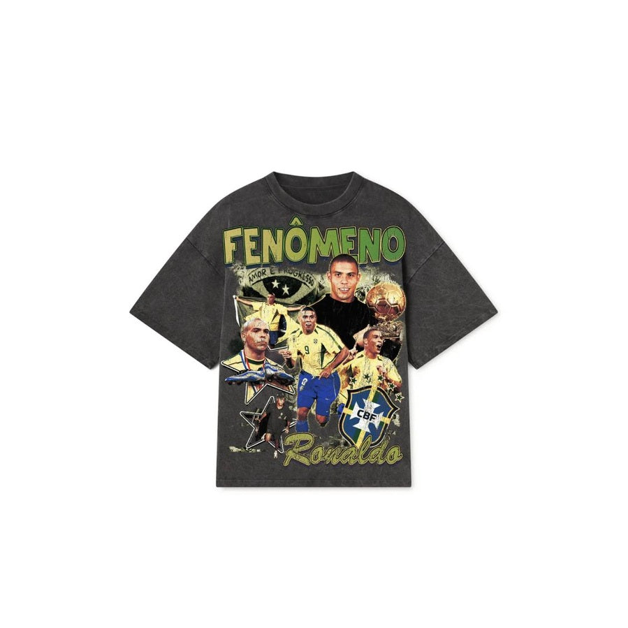 Strip Teez R9 Washed Black T-Shirt