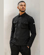 Capo Button Jacket Black