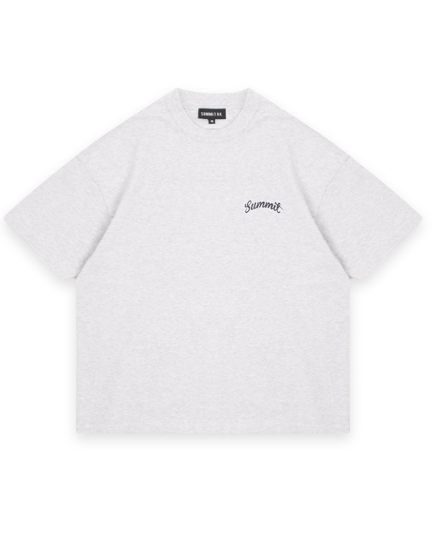 Summit Chain Stitch T-Shirt (Marl Grey)