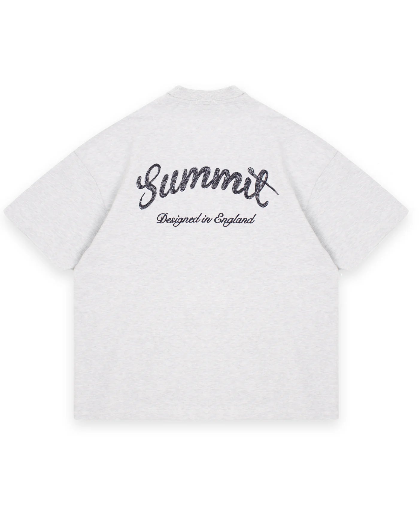 Summit Chain Stitch T-Shirt (Marl Grey)