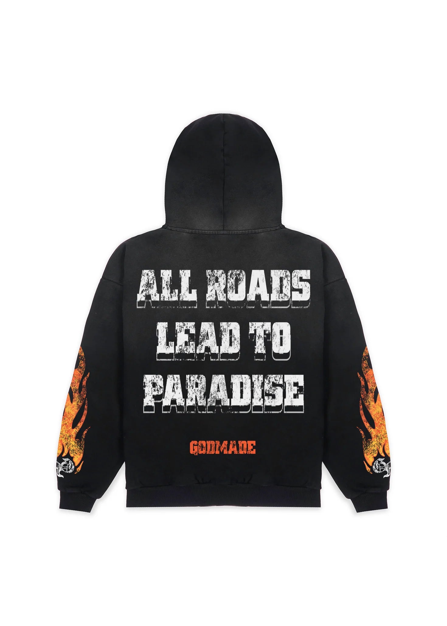 Godmade Path To Prosperity Washed Black Hoodie