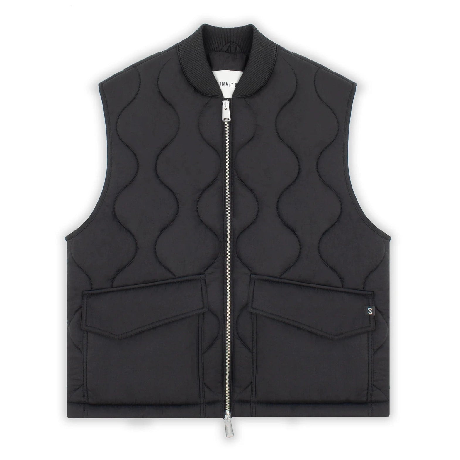 black summit quilted gilet