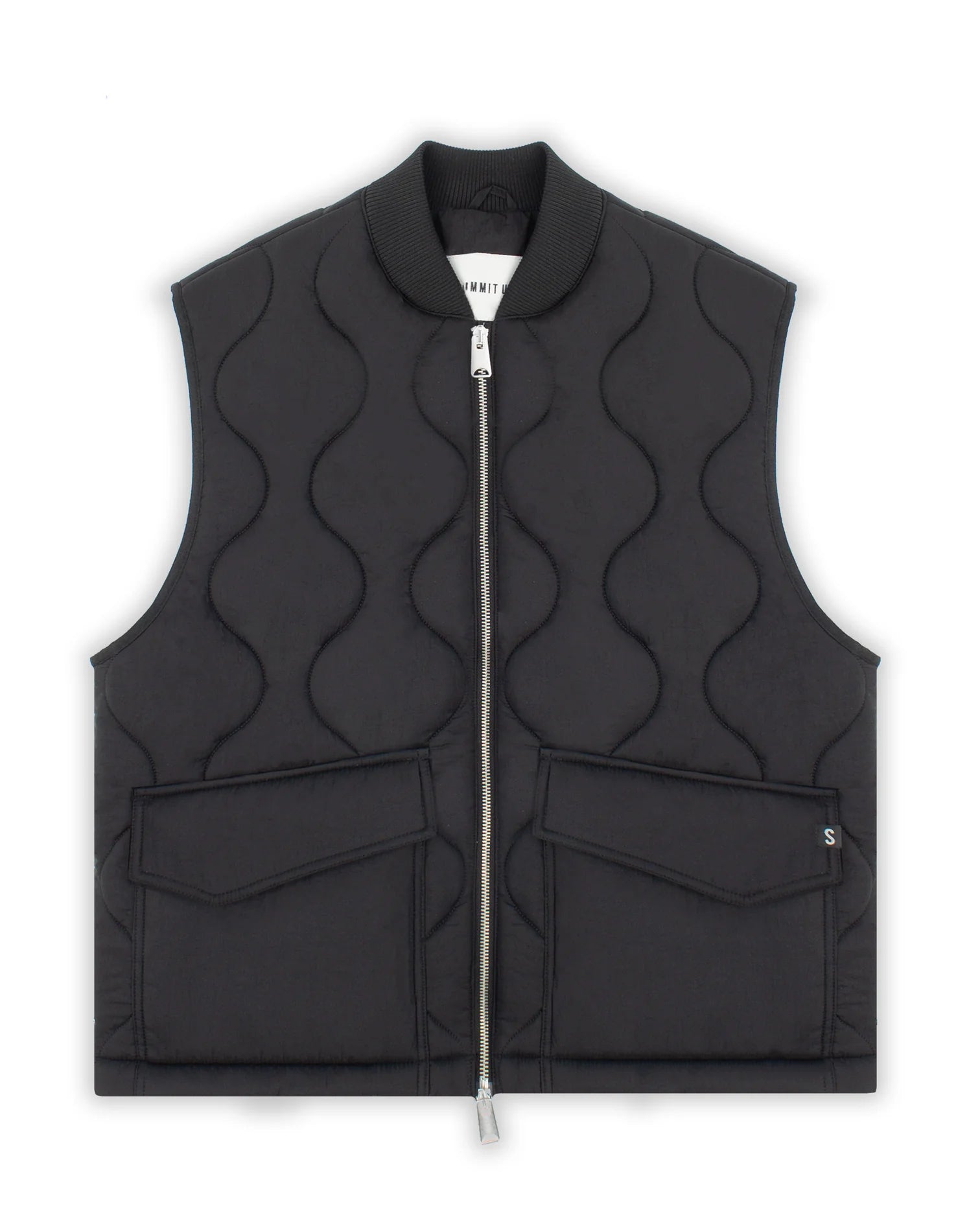 black summit quilted gilet