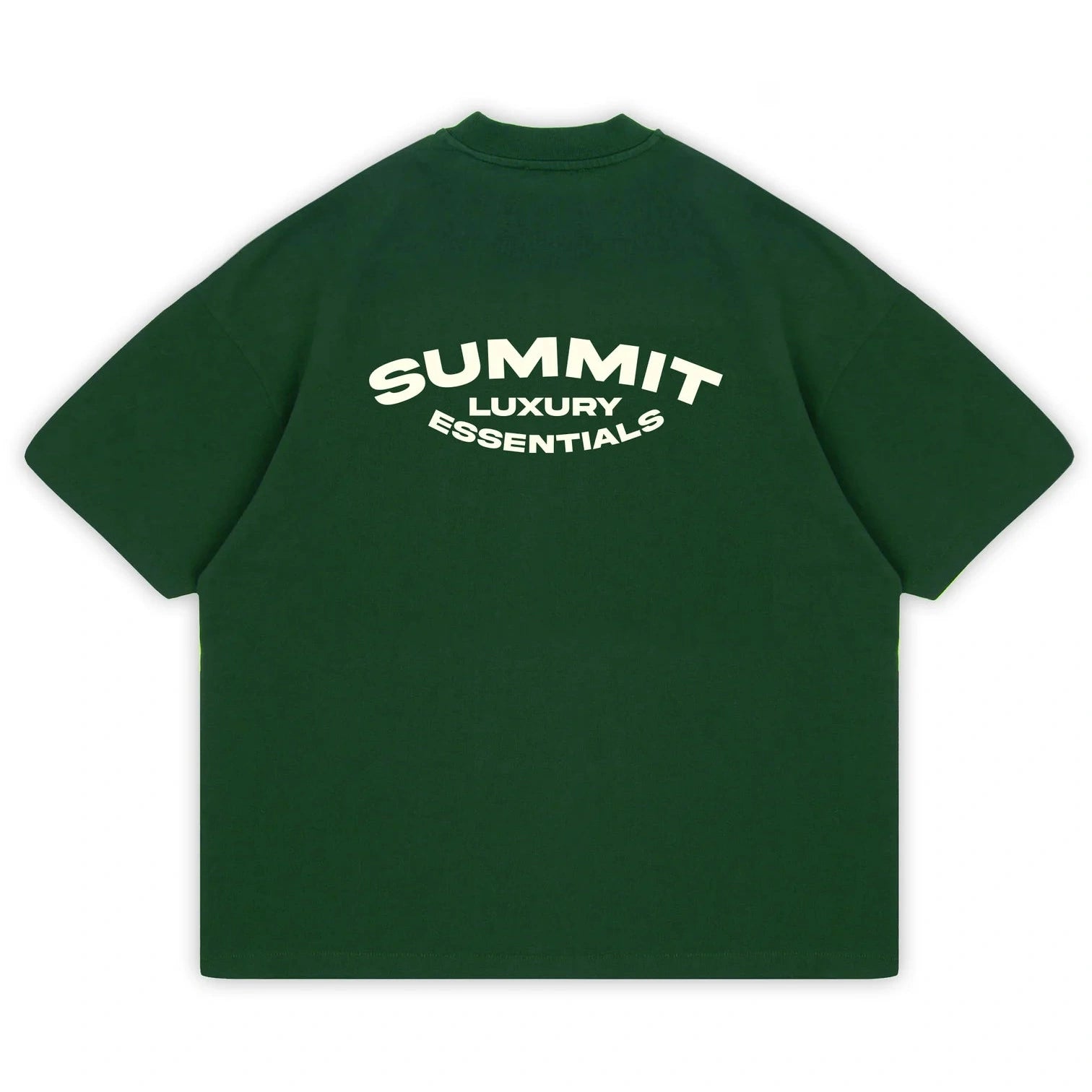 SUMMIT LUXURY ESSENTIALS T-SHIRT - HUNTER GREEN