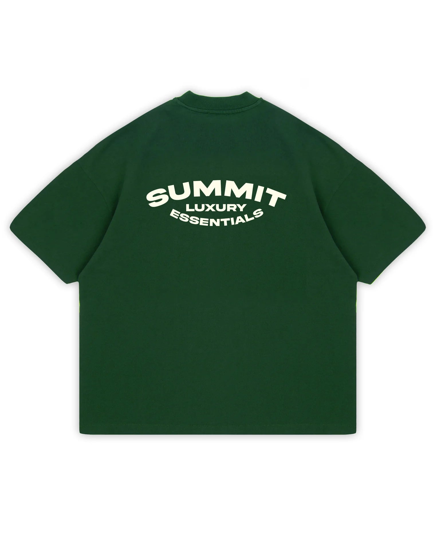 SUMMIT LUXURY ESSENTIALS T-SHIRT - HUNTER GREEN