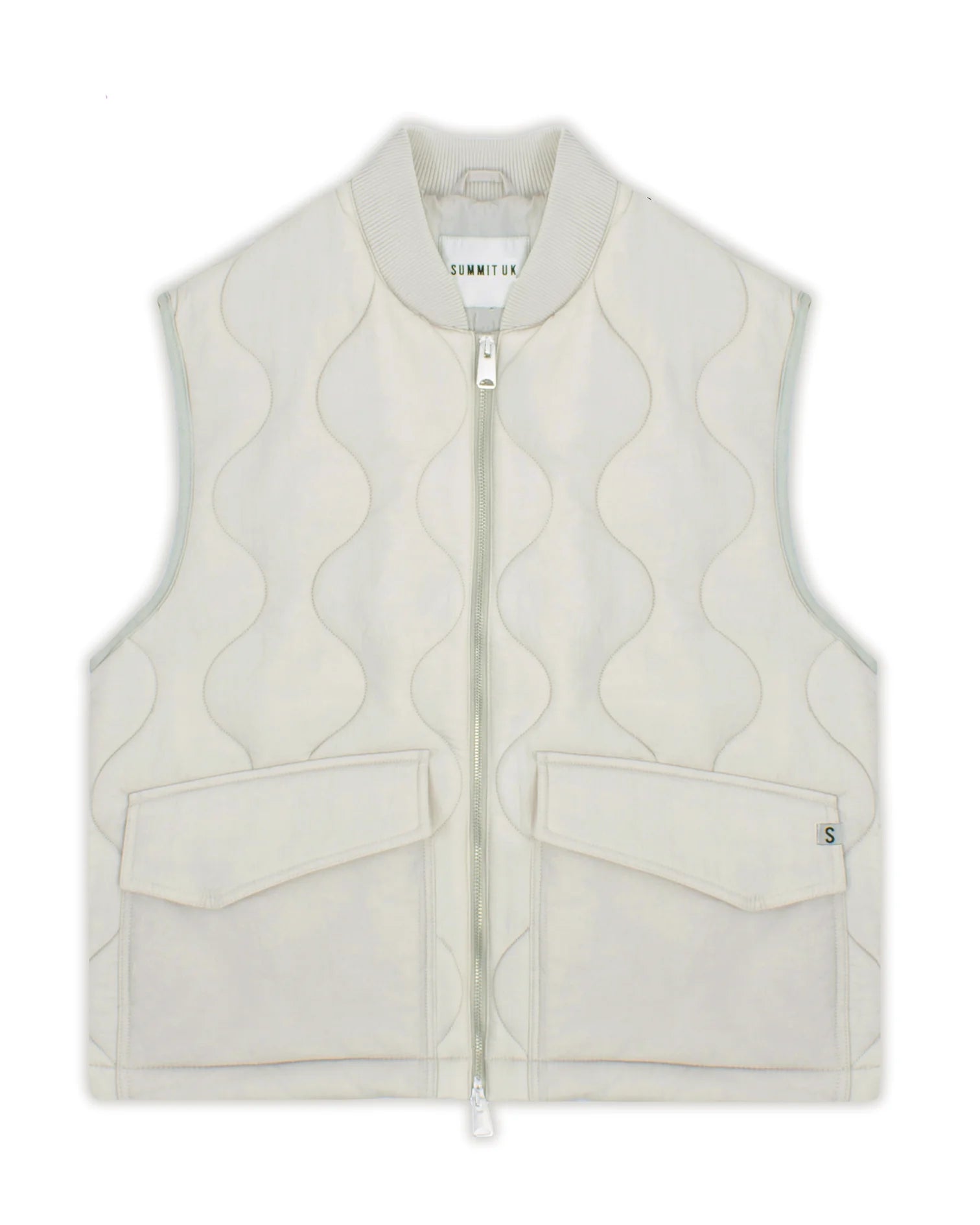 SUMMIT QUILTED GILET - MIST