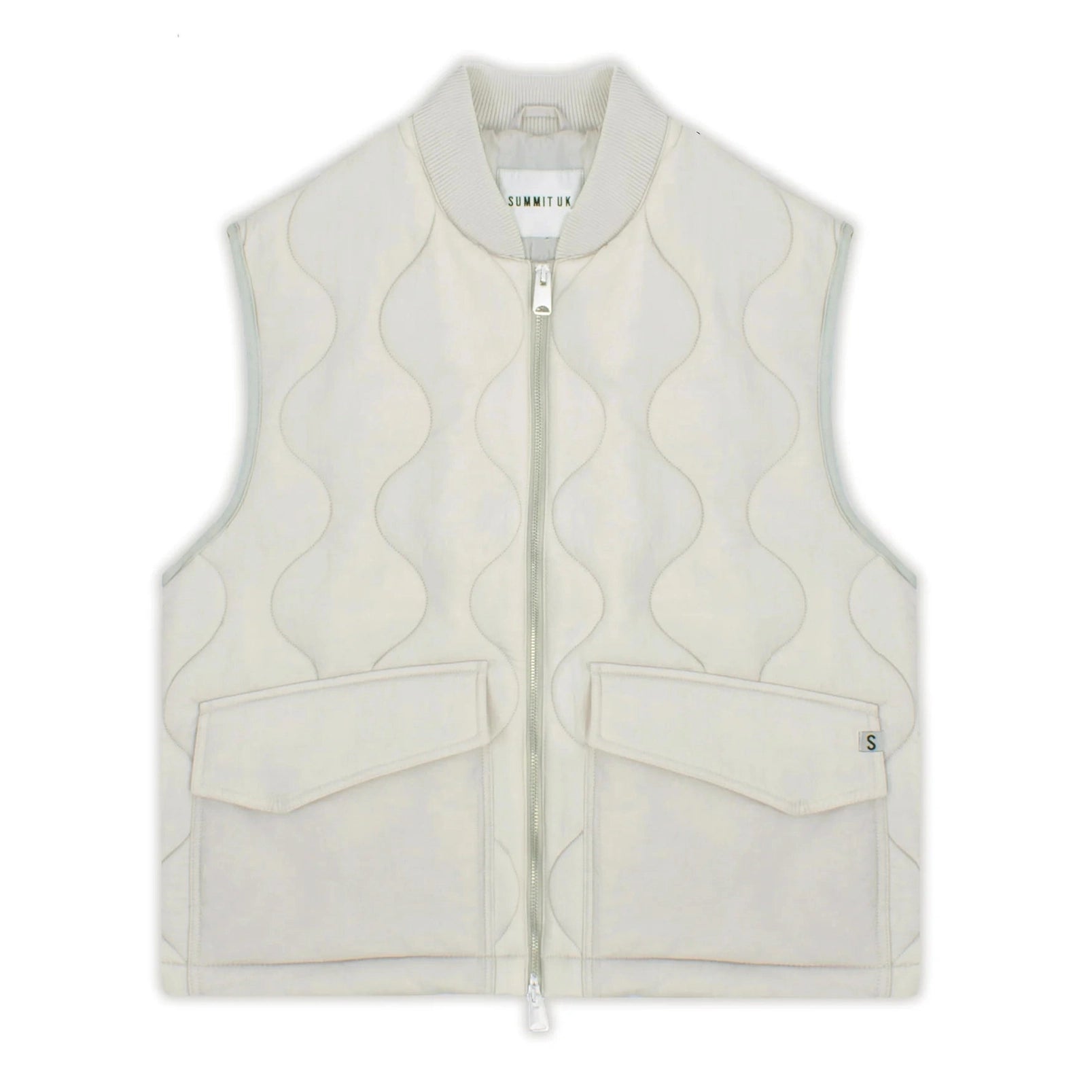 SUMMIT QUILTED GILET - MIST