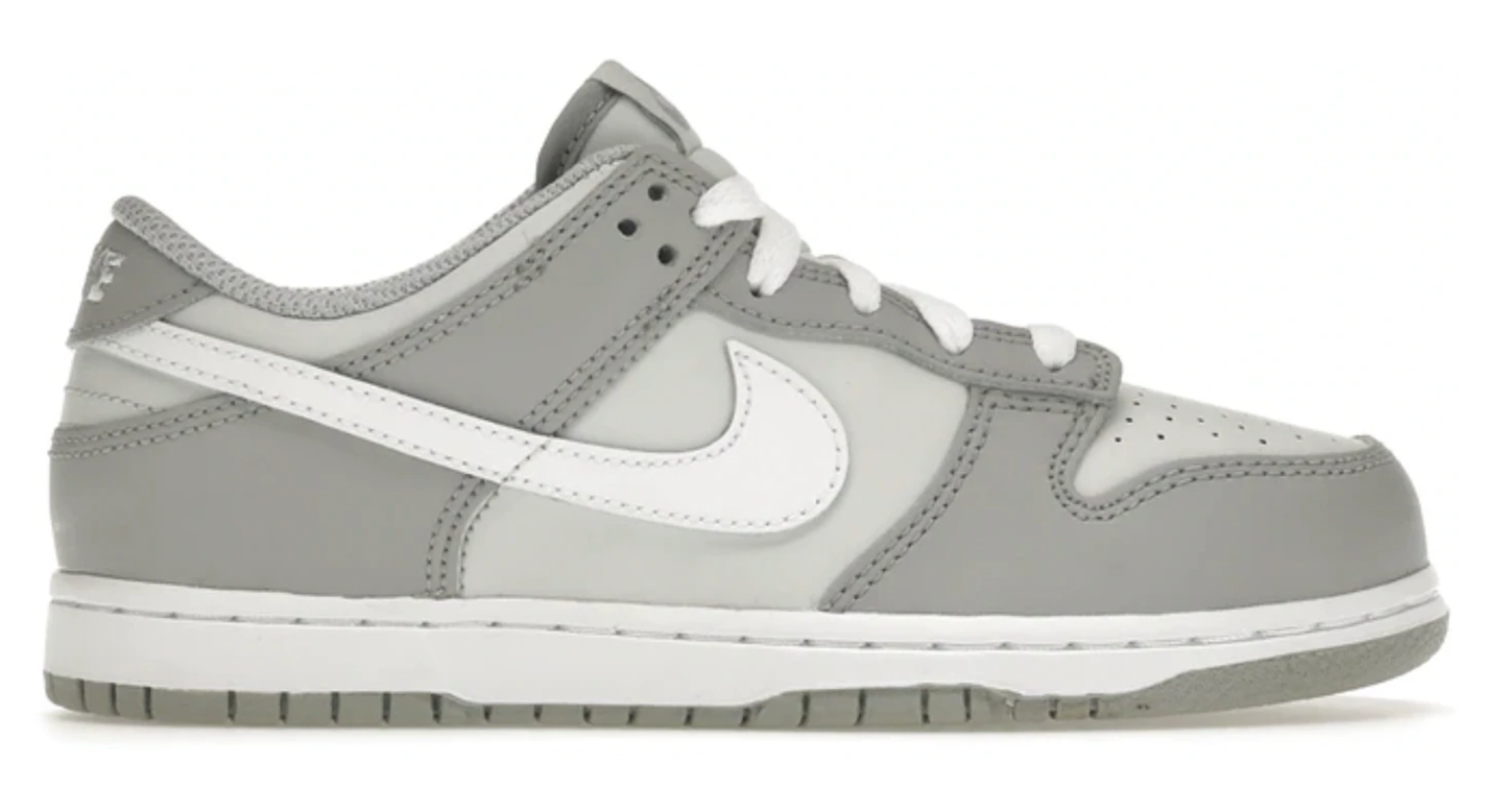 Kids Two Tone Grey Nike Dunks