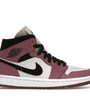 JORDAN 1 MID LIGHT MULBERRY