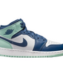 Jordan 1 Mid Mystic Navy Mint Foam (GS)