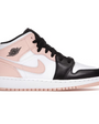 Jordan 1 Mid White Arctic Orange Black (GS)