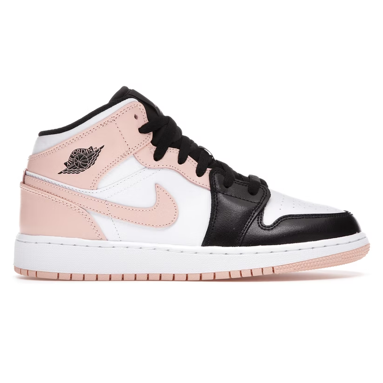 Jordan 1 Mid White Arctic Orange Black (GS)
