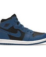 Kids Jordan 1 High Marina Blue