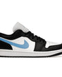 Jordan 1 Low Black University White