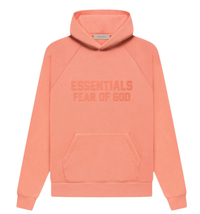 Fear of God Essentials Hoodie (Coral)