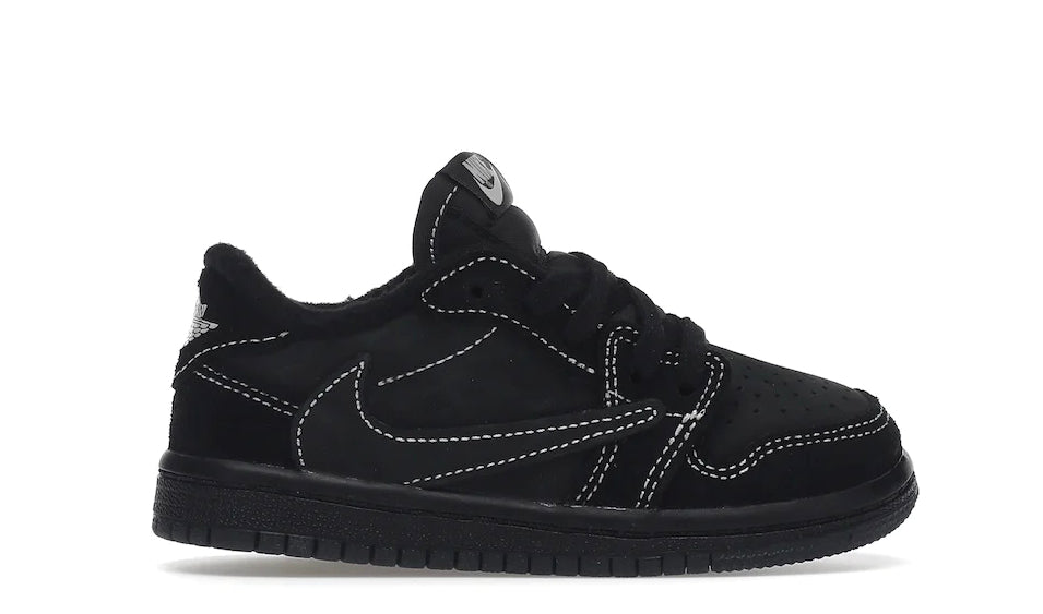 Travis Scott Black Phantom Jordan 1 Retro Low (Infants/Kids)